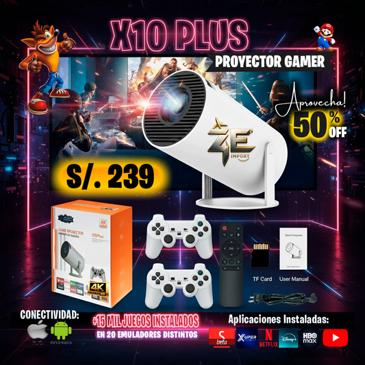 PROYECTOR GAME X10 PLUS